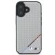3. Etui BMW M Perforated Tricolor Line MagSafe na iPhone 16 - szare