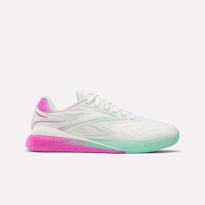 Sneakersy Reebok NANO X5 EDGE CHALK/VIRTUAL PINK/ATOMIC AQUA (100249420)