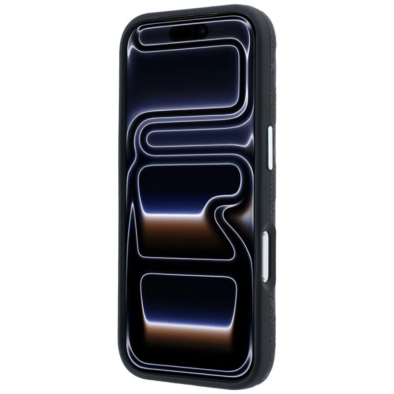 5. Etui Karl Lagerfeld Grained Mono Resin Logo MagSafe na iPhone 17 Pro / 18 Pro - czarne