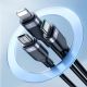 8. Kabel Joyroom Multi-Use Series S-A18 3w1 USB-A - Lightning / USB-C / micro USB 0.3m - czarny