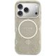 3. Etui Guess IML Peony Dot MagSafe na iPhone 17 Pro - beżowe