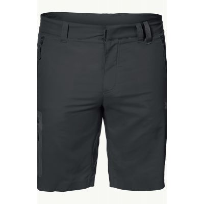 2. Spodenki trekkingowe męskie Jack Wolfskin Active Track Shorts Men phantom czarne (1503791_6350)