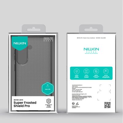 12. Etui Nillkin Super Frosted Shield Pro na Samsung Galaxy S26+ - półprzezroczysto-czarne
