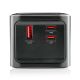 6. EVERACTIVE POWERBANK 27 000MAH, 1X USB, 2X USB-C, 162,5W, QC4+, WBUDOWANA LATARKA, WYŚWIETLACZ LCD, CZARNY EB-27Q