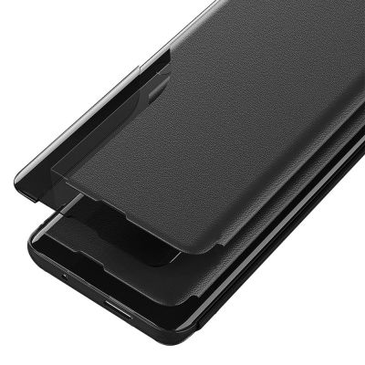 6. Eco Leather View Case elegancki futerał etui z klapką i funkcją podstawki Xiaomi Redmi Note 11T 5G / Redmi Note 11S 5G / Poco M4 Pro 5G czerwony