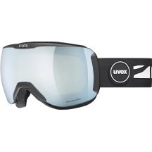 Uvex Downhill 2100 CV gogle do sportów zimowych Czarny Unisex Biały Soczewka sferyczna