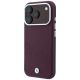 2. Etui BMW Sign Inclined Deboss Letters MagSafe na iPhone 17 Pro Max / 18 Pro Max - bordowe