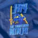 4. LEGO Ninjago Drawstring Bag 20286-2512 Niebieskie One size
