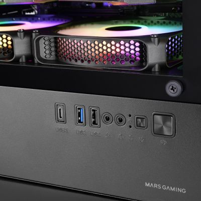 5. TACENS MARS MC-VECTOR 4xARGB USB-C mATX- obudowa/cases