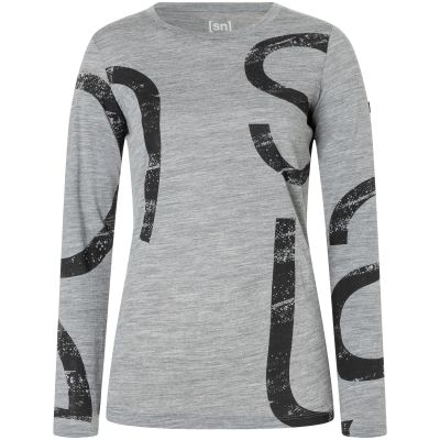 3. Longsleeve SUPER.NATURAL W CAPITAL LOGO LS szary