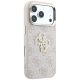 4. Etui Guess 4G & Big Strass Logo na iPhone 17 Pro / 18 Pro - różowe
