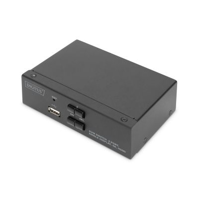 15. DIGITUS PRZEŁĄCZNIK KVM 2 PORTOWY HDMI, 4K 30HZ DS-12870