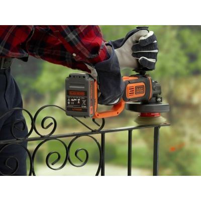 8. Szlifierka kątowa bez aku 18V BDBCG720N BLACK+DECKER