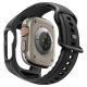 2. Pasek z obudową Spigen Liquid Air Pro + Szkło hartowane 9H na Apple Watch Ultra 49 mm - czarny