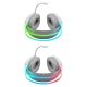 7. DEFENDER SŁUCHAWKI Z MIKROFONEM ECLIPSE RGB BIAŁE 62440