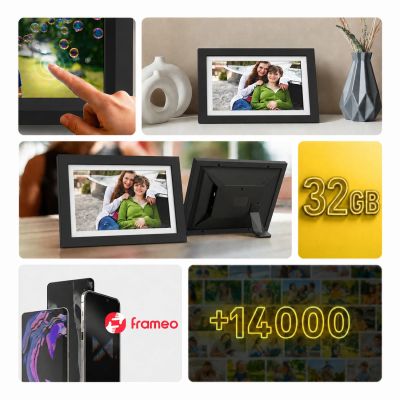 6. Ramka Cyfrowa Wozinsky WRC-32 10.1" z aplikacją Frameo 32GB - czarna