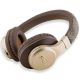 3. Słuchawki nauszne Guess 4G Script Bluetooth - brązowe