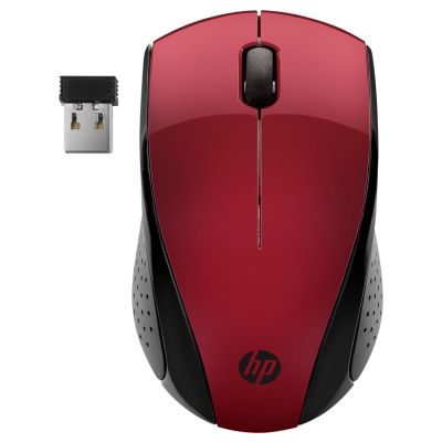 Mysz HP Wireless Mouse 220 Sunset Red bezprzewodowa czerwona 7KX10AA