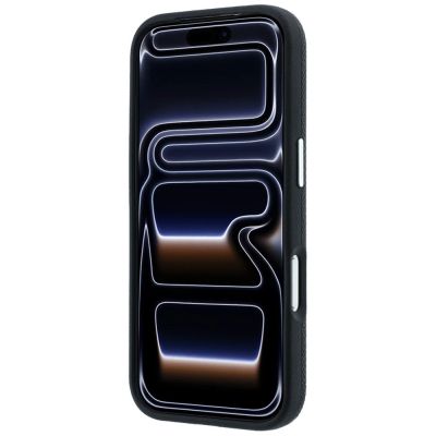 5. Etui Karl Lagerfeld Grained Choupette Head Metal MagSafe na iPhone 17 Pro / 18 Pro - czarne
