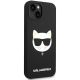 4. Etui Karl Lagerfeld Silicone Choupette Head MagSafe na iPhone 14 Plus - czarne
