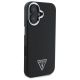 4. Etui Guess Grained Triangle MagSafe na iPhone 16 - czarne