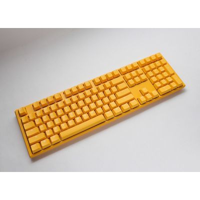 6. Ducky One 3 Yellow klawiatura Gaming USB Niemiecki Żółty
