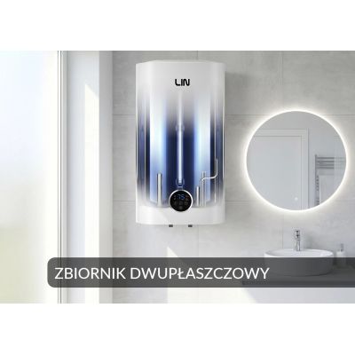 3. Bojler elektryczny LIN LIFVD1SMWH 80L SMART biały WiFi
