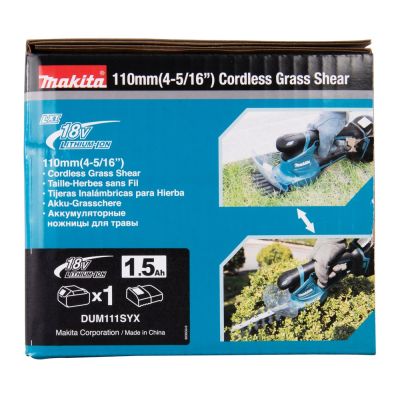 49. Nożyce do trawy Aku 18V 2w1 DUM111SYX MAKITA
