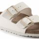 4. Klapki Birkenstock damskie Arizona Vegan Women Textile Narrow Eggshell na wąską stopę wegańskie (1022679)