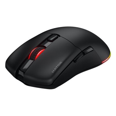2. HATOR Pulsar 3 Wireless myszka Gaming Oburęczny RF Wireless + Bluetooth + USB Type-C Optyczny 12000 DPI
