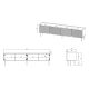 9. Komoda 4D2SZ ONDA 200x45x85 czarny