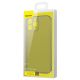 5. Baseus Frosted Glass Case etui pokrowiec do iPhone 13 Pro sztywna obudowa z żelową ramką czarny (ARWS000401)