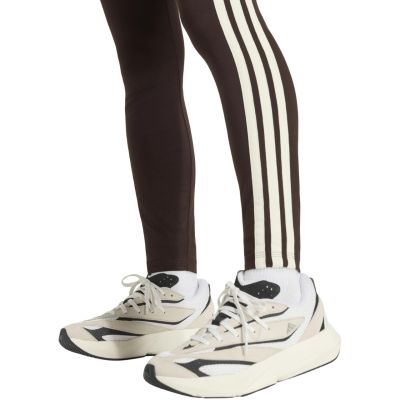 5. Legginsy damskie adidas Essentials 3-Stripes brązowe KS6286