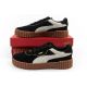 10. Puma buty sportowe damskie trampki Carina 3.0 skórzane czarne modne