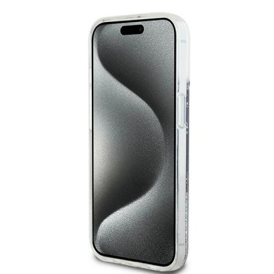 5. Etui DKNY Liquid Glitter Big Logo na iPhone 14 / 15 / 13 - czarne