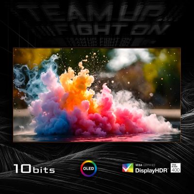 7. GIGABYTE AORUS FO32U EK monitor komputerowy 80 cm (31.5") 3840 x 2160 px 4K Ultra HD OLED Czarny