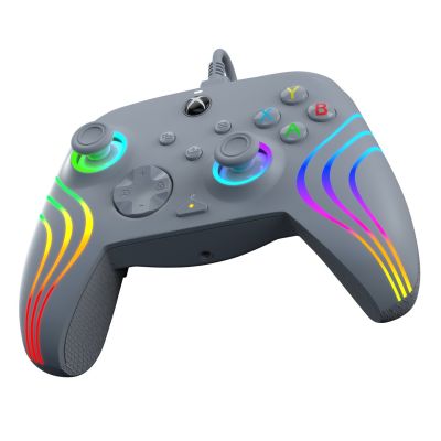 17. PDP Afterglow Wave Szary USB Gamepad Analogowa/Cyfrowa PC, Xbox One, Xbox Series S, Xbox Series X
