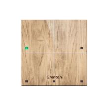 Grenton Panel dotykowy/ 4 pola dotykowe/ TF-Bus/ jasny drewniany front