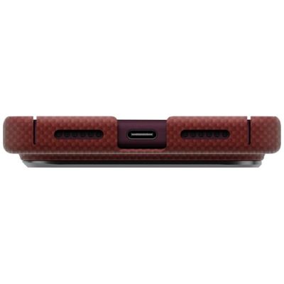 4. Etui UNIQ Keva EDGE Magclick Charging na iPhone 18 Pro Max / 17 Pro Max - czerwone