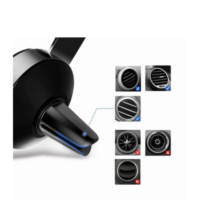13. Ugreen samochodowy uchwyt grawitacyjny na nawiew kratkę wentylacyjną szary (50564)