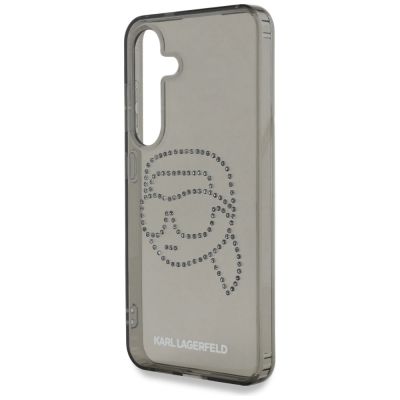 6. Etui Karl Lagerfeld Rhinestones Karl Head Logo Samsung Galaxy S25 czarny