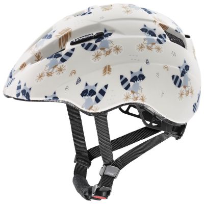 5. Kask rowerowy dziecięcy UVEX Kid 2 CC 46-52cm, raccoon matt