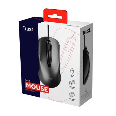 2. Mysz TRUST Carve Wired Optical