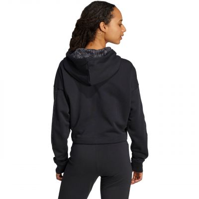 3. Bluza adidas Essentials 3 Stripes Print French Terry Hoodie W JC6244