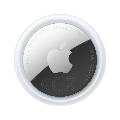 4. Apple AirTag Osobisty Wyszukiwarka Srebrny, Biały