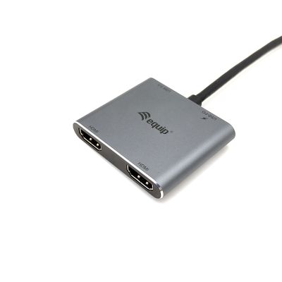 6. Equip 133484 stacja dokująca USB 3.2 Gen 1 (3.1 Gen 1) Type-C Srebrny