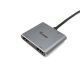 6. Equip 133484 stacja dokująca USB 3.2 Gen 1 (3.1 Gen 1) Type-C Srebrny
