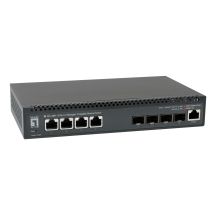 LevelOne XEL-0891 Zarządzany L3 10G Ethernet (100/1000/10000) Desktop Szary