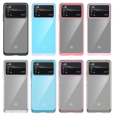 6. Outer Space Case etui Xiaomi Poco X4 Pro 5G pokrowiec z elastyczną ramką czarne