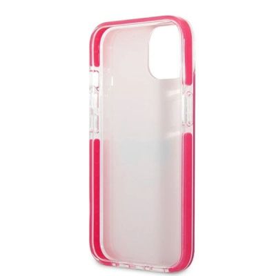 7. Etui Karl Lagerfeld Choupette Head na iPhone 13 - fuksjowy
